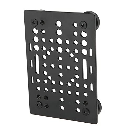 Hochfestigkeit Aluminium -Segelplatte für 3D -Drucker Schwarz Anodized Universal Linear Guide für CNC -Fräsmaschine Board (Planke) (Brett mit 4 Kunststoffrollen und Lagern) von ACOGEDO