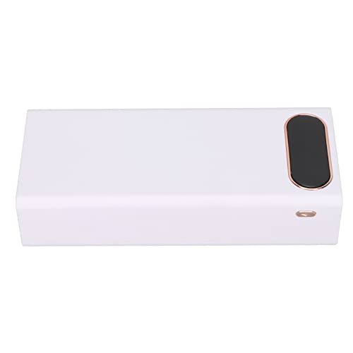 L16 16x18650 DIY Power Bank Kit mit LCD -Display, Schwarz - Dual USB Output Battery Case, Smart Charger mit Micro Typ C Eingang (White) von ACOGEDO