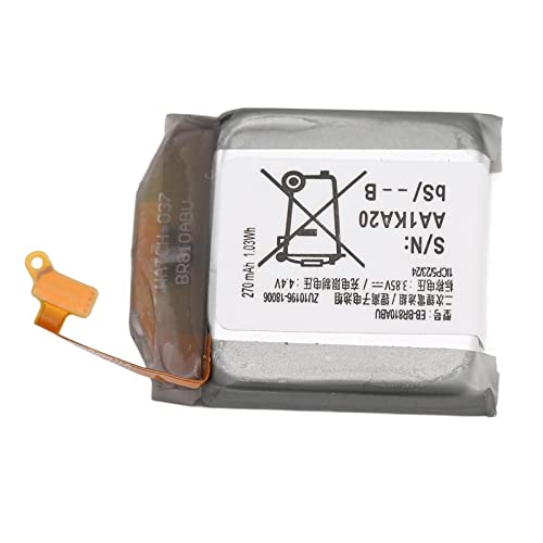 Premium -Lithium -Ion EB BR810abu Batterieersatz für Watch 42 Mm SM R810 R815U mit 270 mAh Kapazität und 3,85 V Spannung Premium -Lithium -Ion EB BR810abu Batterieersatz für Watch 42 Mm SM R810 R815U mit 270 mAh Kapazität und 3,85 V Spannung von ACOGEDO