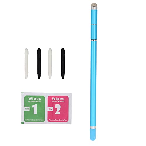 Stylus-Stift für Touchscreen, Stylisten-Stifte für Touchscreens, Verschleißfeste Faserspitze, Handy-Tablet-Stylus-Stift, 4-in-1-Malerei, Handschrift, Kapazitiver Stylus (Blue) von ACOGEDO