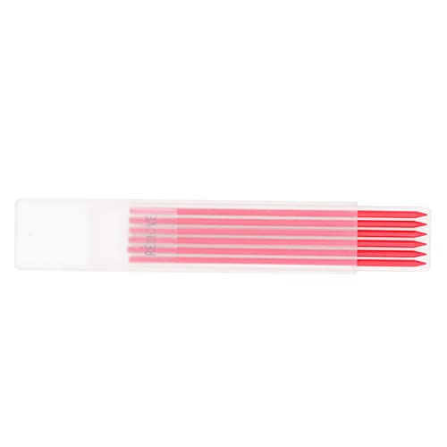 Tischlerbleistift Nachfüllen 2,8 Mm Durchmesser Graphitmaterial für Holzbearbeitung und Konstruktion - 24 Pcs Langlebige Blei mit 4 Aufbewahrungsboxen (Rot) von ACOGEDO