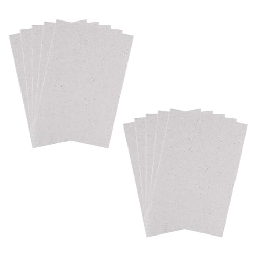ACONDE 10 Stück Mikrowelle Glimmerplatte, 15 × 12 cm Glimmerscheibe Reparatur Teil, Universal Glimmerblatt, Grau ACONDE 10 Stück Mikrowelle Glimmerplatte, 15 × 12 cm Glimmerscheibe Reparatur Teil, Universal Glimmerblatt, Grau von ACONDE