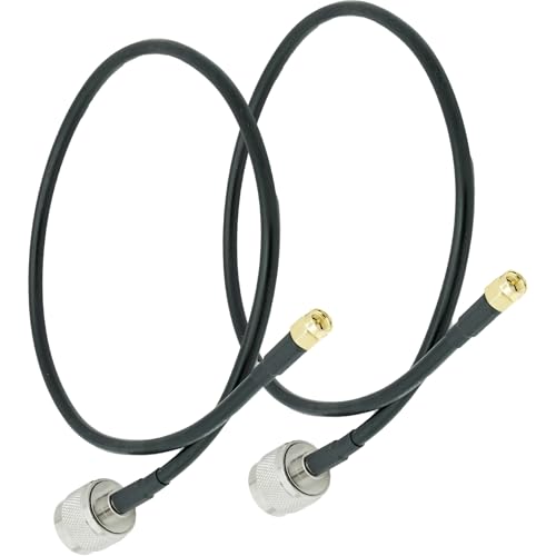ACONRFTOL 2PCS N-Typ zu SMA Koaxialkabel RG58 50cm N-Stecker zu SMA-Stecker RF Koaxialkabel Low Loss Wi-Fi Antennen Verlängerungskabel für Amateurfunk, Antenne, WiFi, CCTV ACONRFTOL 2PCS N-Typ zu SMA Koaxialkabel RG58 50cm N-Stecker zu SMA-Stecker RF Koaxialkabel Low Loss Wi-Fi Antennen Verlängerungskabel für Amateurfunk, Antenne, WiFi, CCTV von ACONRFTOL