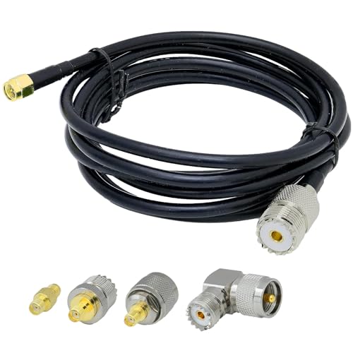 ACONRFTOL RG58 SMA zu UHF Kabel SMA Stecker auf UHF Buchse RG58 Kabel 2M und 4 SMA auf UHF Adapter SO239 Verlängerungskabel Verlustarm für CB Funk Amateurfunk Funkantennen Analysator SWR-Meter ACONRFTOL RG58 SMA zu UHF Kabel SMA Stecker auf UHF Buchse RG58 Kabel 2M und 4 SMA auf UHF Adapter SO239 Verlängerungskabel Verlustarm für CB Funk Amateurfunk Funkantennen Analysator SWR-Meter von ACONRFTOL