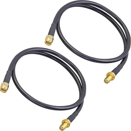 ACONRFTOL 2-Pack SMA Verlängerungskabel SMA Stecker zu SMA Buchse RG58 Antennenkabel 0.5M Low Loss SMA RF Koaxial Koaxialkabel für WiFi 3G 4G LTE Antenne ACONRFTOL 2-Pack SMA Verlängerungskabel SMA Stecker zu SMA Buchse RG58 Antennenkabel 0.5M Low Loss SMA RF Koaxial Koaxialkabel für WiFi 3G 4G LTE Antenne von ACONRFTOL