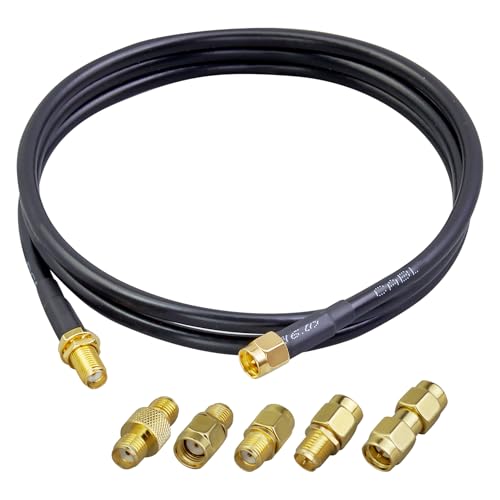 ACONRFTOL SMA Kabel 1M und 5PCS SMA zu SMA Koaxial Adapter SMA Stecker zu SMA Buchse Koaxial Kabel SMA zu SMA Adapter SMA zu RP-SMA Adapter für 4G LTE Router Gateway Modem Router Gateway SDR Dongle ACONRFTOL SMA Kabel 1M und 5PCS SMA zu SMA Koaxial Adapter SMA Stecker zu SMA Buchse Koaxial Kabel SMA zu SMA Adapter SMA zu RP-SMA Adapter für 4G LTE Router Gateway Modem Router Gateway SDR Dongle von ACONRFTOL