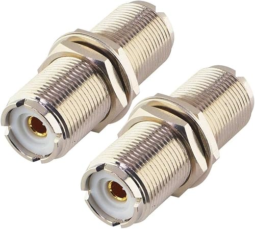 ACONRFTOL UHF Adapter SO239 UHF-Buchse auf UHF-Stecker Rechteckstecker UHF zu UHF SO239 Antennenadapter UHF CB-Funkadapter RF-Koaxialadapter für CB-Amateurfunkantenne UHF Koaxialkabel, 2-Pack ACONRFTOL UHF Adapter SO239 UHF-Buchse auf UHF-Stecker Rechteckstecker UHF zu UHF SO239 Antennenadapter UHF CB-Funkadapter RF-Koaxialadapter für CB-Amateurfunkantenne UHF Koaxialkabel, 2-Pack von ACONRFTOL