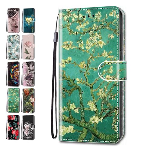 Handyhülle für Samsung Galaxy A13 4G Hülle Muster Herzen Blätter Geblümt Lederhülle Klapphülle Tasche Flip Case Cover Schutzhülle mit Kartenfach Handytasche - Aprikose Handyhülle für Samsung Galaxy A13 4G Hülle Muster Herzen Blätter Geblümt Lederhülle Klapphülle Tasche Flip Case Cover Schutzhülle mit Kartenfach Handytasche - Aprikose von ACOVER