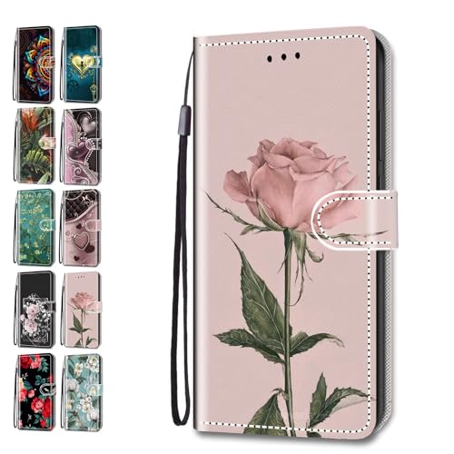 Handyhülle für Samsung Galaxy A34 5G Hülle Muster Herzen Blätter Geblümt Lederhülle Klapphülle Tasche Flip Case Cover Schutzhülle mit Kartenfach Handytasche - Eine Blume Handyhülle für Samsung Galaxy A34 5G Hülle Muster Herzen Blätter Geblümt Lederhülle Klapphülle Tasche Flip Case Cover Schutzhülle mit Kartenfach Handytasche - Eine Blume von Ereno