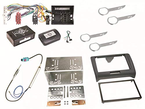 Autoradio Einbauset für Audi TT 8J 2-DIN Radioblende Antennen Adapter Kabel von ACR-Bad Hersfeld