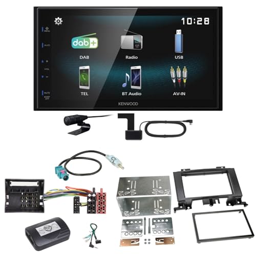 Kenwood DMX-125DAB Bluetooth USB DAB+ MP3 Digitalradio Autoradio Einbauset für Mercedes Sprinter W906 Crafter von ACR-Bad Hersfeld