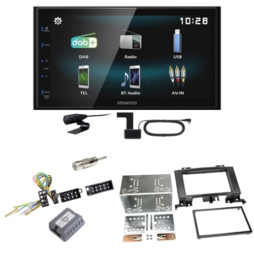 Kenwood DMX-125DAB Bluetooth USB DAB+ MP3 Digitalradio Autoradio Einbauset für Mercedes Sprinter W906 Crafter von ACR-Bad Hersfeld