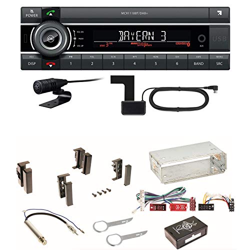 Kienzle MCR 1118 DAB Bluetooth Digitalradio USB MP3 Autoradio DAB+ Einbauset kompatibel mit Audi A4 B5 A6 4B C4 A8 von ACR-Bad Hersfeld