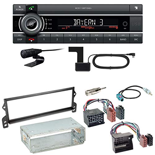 Kienzle MCR 1118 DAB Bluetooth Digitalradio USB MP3 Autoradio DAB+ Einbauset kompatibel mit Mini R50 R52 R53 von ACR-Bad Hersfeld