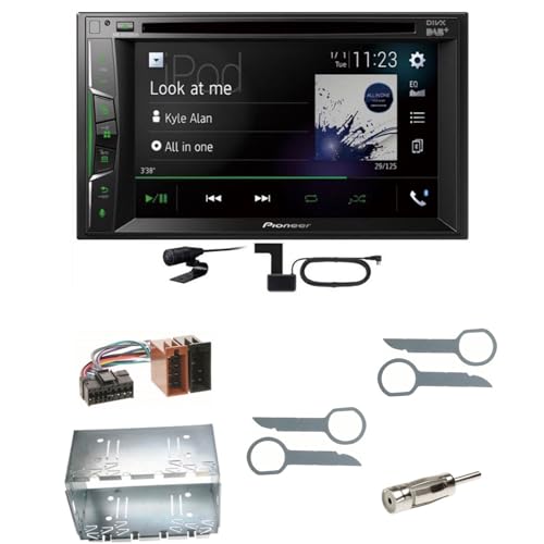 Pioneer AVH-A3200DAB USB DAB+ Bluetooth Autoradio Digitalradio CD Einbauset kompatibel mit Mercedes ML W163 von ACR-Bad Hersfeld