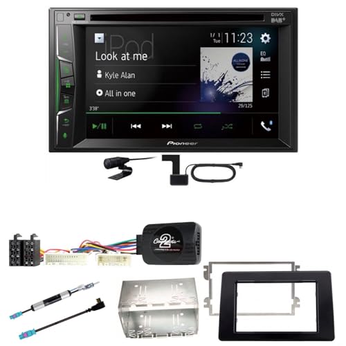 Pioneer AVH-A3200DAB USB DAB+ Bluetooth Autoradio Digitalradio CD Einbauset kompatibel mit Renault Master 3 ab 2019 von ACR-Bad Hersfeld