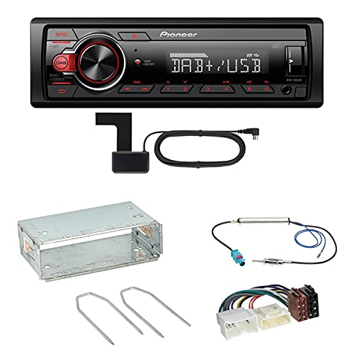 Pioneer MVH-130DAB Digitalradio USB MP3 AUX Autoradio Einbauset kompatibel mit Mercedes Citan W415 von ACR-Bad Hersfeld