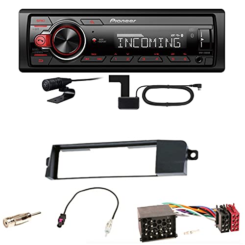 Pioneer MVH-330DAB Bluetooth Digitalradio USB AUX DAB+ Autoradio Einbauset kompatibel mit BMW 3er E46 von ACR-Bad Hersfeld