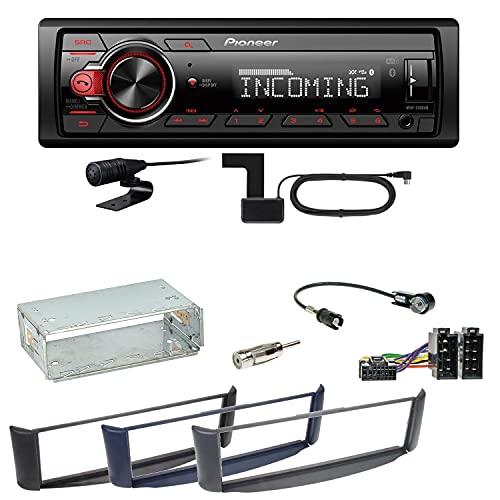 Pioneer MVH-330DAB Bluetooth Digitalradio USB AUX DAB+ Autoradio Einbauset kompatibel mit Smart ForTwo 450 von ACR-Bad Hersfeld