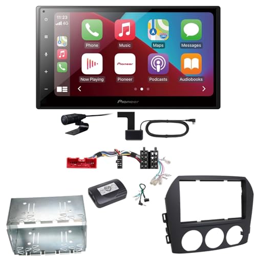 Pioneer SPH-DA160DAB Android Auto CarPlay Digitalradio USB Bluetooth DAB+ Einbauset kompatibel mit Mazda MX-5 NC von ACR-Bad Hersfeld