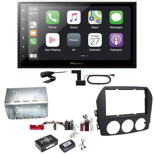 Pioneer SPH-DA250DAB Digitalradio DAB+ Bluetooth CD USB MP3 AUX Autoradio Einbauset kompatibel mit Mazda MX-5 NC von ACR-Bad Hersfeld