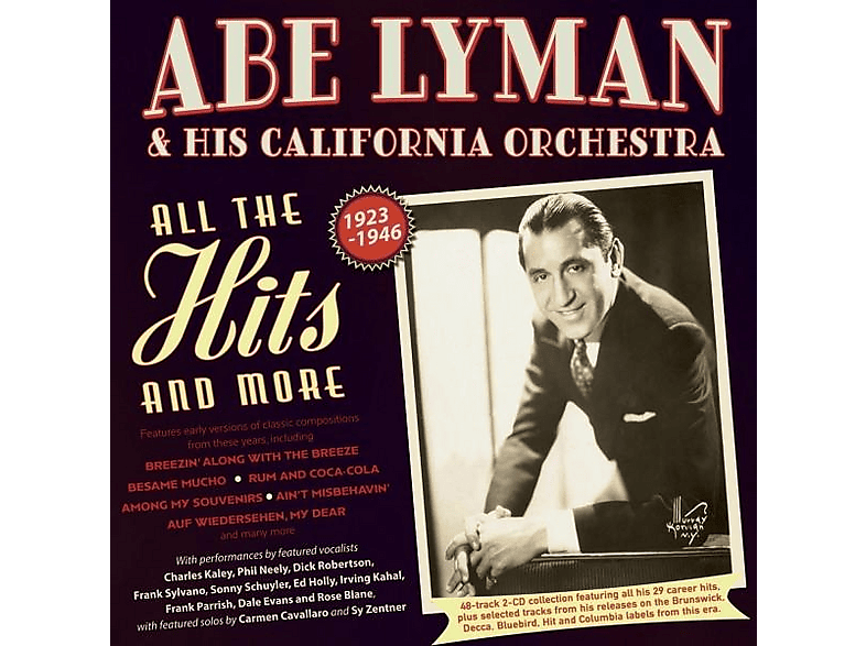 Abe Lyman & His California Orchestra - ALL THE HITS AND MORE 1923-46 (CD) von ACROBAT