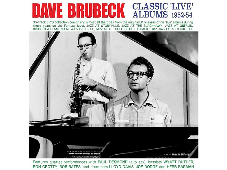 Dave Brubeck - Classic 'Live' Albums 1952-54 (CD) von ACROBAT