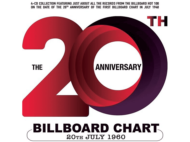 VARIOUS - THE 20TH ANNIVERSARY BILLBOARD CHART JULY 1960 (CD) von ACROBAT