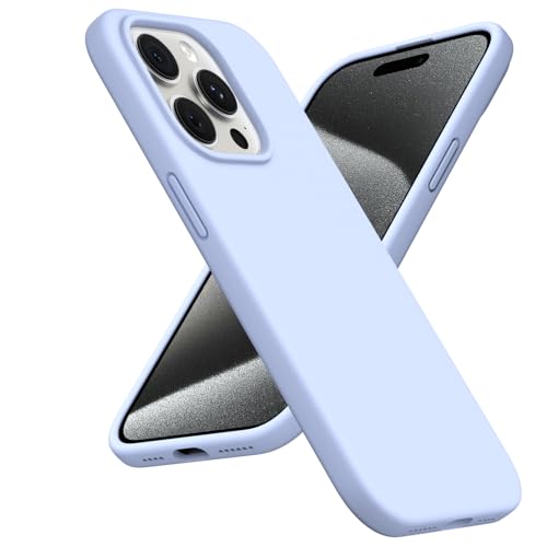 ACRONIX Hülle Kompatibel mit iPhone 15 Pro Max(6,7"),Case mit innem Soft Microfaser Tuch Futter,Ultra Dünn Stoßfester Kratzfestem Handyhülle [Kompletter Schutz]-Baby Blau von ACRONIX