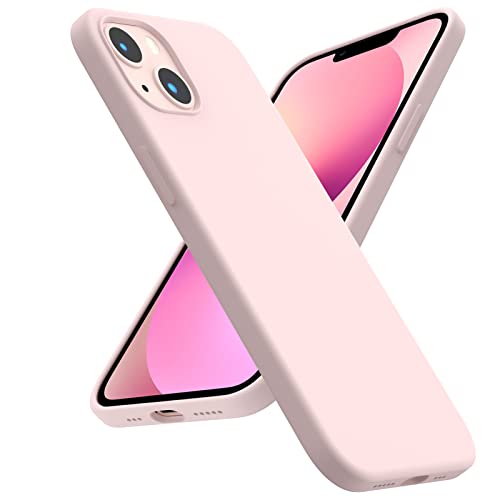 ACRONIX für iPhone 13 Hülle Silikon, Kompatibel mit iPhone 13(6,1"), Handyhülle Liquid Silikon Soft Ultimative Touch, 3-Layer Struktur Rundumschutz Slim Case Cover für iPhone 13 - Kalkrosa von ACRONIX