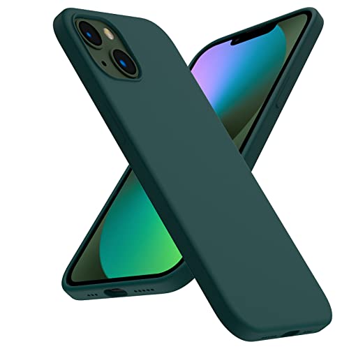 ACRONIX für iPhone 13 Hülle Silikon, Kompatibel mit iPhone 13(6,1"), Handyhülle Liquid Silikon Soft Ultimative Touch, 3-Layer Struktur Rundumschutz Slim Case Cover für iPhone 13 - MinzGrün von ACRONIX