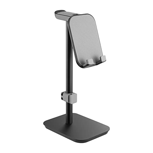ACROPAQ - Funktionaler Headset und Handy Ständer - Halterung aus Aluminium, mit rutschfestem Schwenkarm geeignet für Handys und Tablets - Universal Kopfhörer Halterung, Handy Halterung - Schwarz ACROPAQ - Funktionaler Headset und Handy Ständer - Halterung aus Aluminium, mit rutschfestem Schwenkarm geeignet für Handys und Tablets - Universal Kopfhörer Halterung, Handy Halterung - Schwarz von ACROPAQ