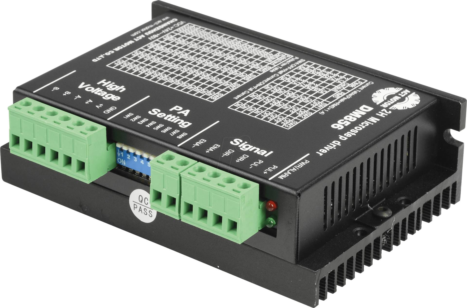 ACT DM856 - Schrittmotortreiber NEMA 23/34, 24 - 80 V, 5,6 A, 2/4-phasig von ACT MOTOR