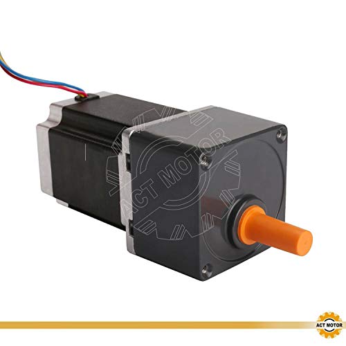 ACT MOTOR GmbH Nema23 1PC Geared Box Motor 23HS8430AG5-P 76mm 3.0A 1.9Nm Ø 7mm 1:5 CNC OEM von ACT Motor