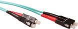 ACT 10 meter LSZH Multimode 50/125 OM3 fiber patch cable duplex with SC connectors. Sc-sc 50/125 om3 dup 10.00m (RL3610) von ACT