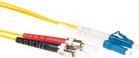 ACT 10 meter LSZH Singlemode 9/125 OS2 fiber patch cable duplex with LC and ST connectors. Lc-st 9/125 os1 duplex 10.00m (RL7910) von ACT