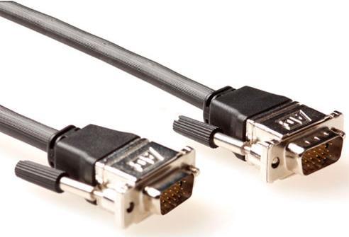 ACT 10 metre High Performance VGA cable male-male with metal hoods. Length: 10 m Vga metal hood hd15m/m 10.00m (AK9069) von ACT