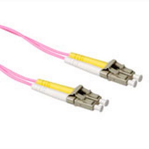 ACT 15 Meter LSZH Multimode 50/125 OM4 Fiber Patch Cable Duplex with LC connectors ACT 15 Meter LSZH Multimode 50/125 OM4 Fiber Patch Cable Duplex with LC connectors von ACT