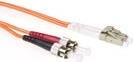ACT 15 meter LSZH Multimode 62.5/125 OM1 fiber patch cable duplex with LC and ST connectors. Lc-st 62.5/125 om1 dup 15.00m (RL7015) von ACT