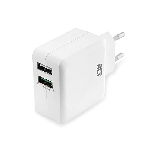 ACT 2-Port-USB-Ladegerät (30 W) mit Quick Charge 3.0 AC2125 von ACT