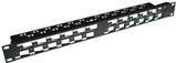ACT 24 Port Keystone jack 45 degrees patch panel without connectors. Number of sockets: 24 24 port keystone panel 45 deg (PP1033) von ACT