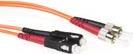ACT 30 meter LSZH Multimode 62.5/125 OM1 fiber patch cable duplex with ST and SC connectors. St-sc 62.5/125 om1 dup 30.00m (RL2030) von ACT