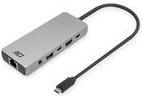 ACT AC7095 laptop-dockingstation & portreplikator Kabelgebunden USB 3.2 Gen 1 (3.1 Gen 1) Type-C Grau (AC7095) von ACT