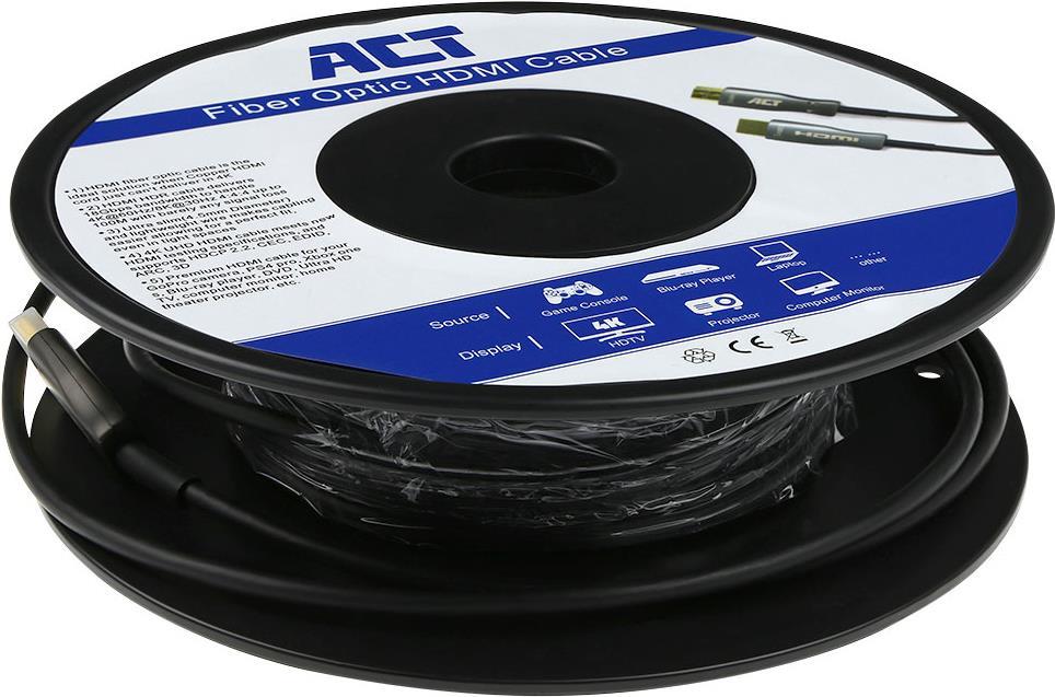 ACT AK3935 HDMI-Kabel 50 m HDMI Typ A (Standard) Schwarz (AK3935) von ACT