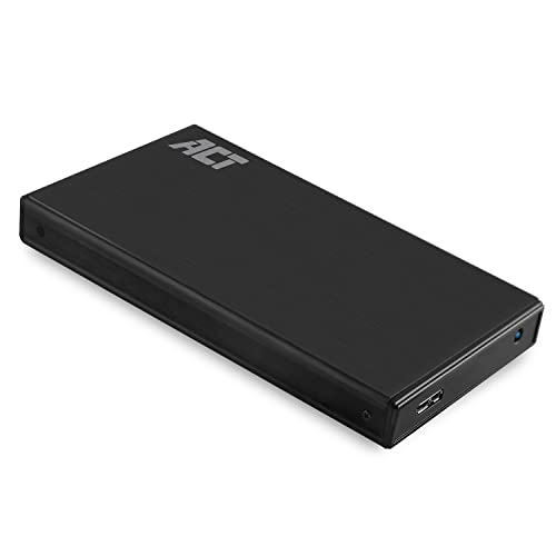 ACT Aluminium Festplattengehäuse für 2,5" SATA HDD/SSD 9,5 mm Höhe, 2 5 Zoll Gehäuse USB 3.0, Unterstützung UASP – AC1200 ACT Aluminium Festplattengehäuse für 2,5" SATA HDD/SSD 9,5 mm Höhe, 2 5 Zoll Gehäuse USB 3.0, Unterstützung UASP – AC1200 von ACT