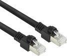 ACT Black 10 meters S/FTPCat.7 Rohkabel PUR flex patch cable snagless with RJ45 connectors (CAT6A compliant) (FB8510) von ACT