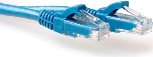 ACT Blue 7 meter U/UTP CAT6 patch cable snagless with RJ45 connectors. Cat6 u/utp snagless bu 7.00m (IS8607) von ACT