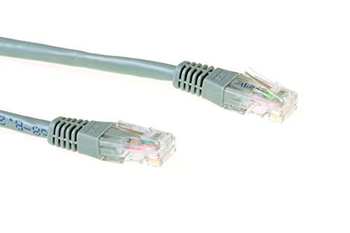 ACT CAT6 LAN Kabel 0.5 meter Ethernet, 10/100/1000/Mbit/s, RJ45, U/UTP Ethernet Kabel, 250 MHz, PoE, Vollkupferleitungen, für Switch, Router, Patch Panel, TV, PC & Laptop - IB8000 von ACT