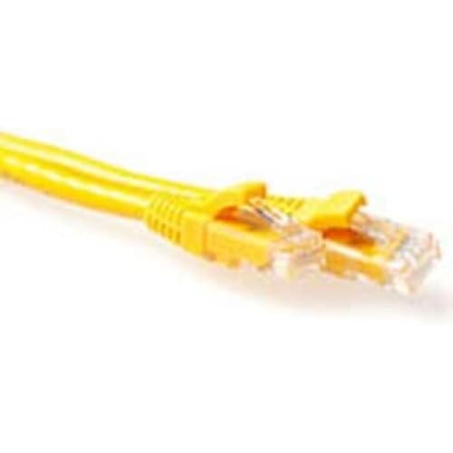 ACT CAT6 U/UTP SNAGLESS YL 0.25M von ACT