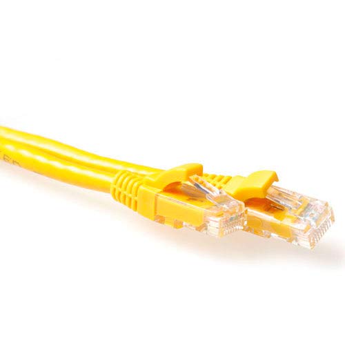 ACT CAT6A U/UTP SNAGLESS YL 0.50M von ACT